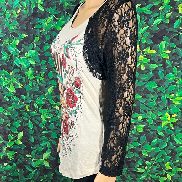 Affliction Women’s T-Shirt - Picture 3 of 6